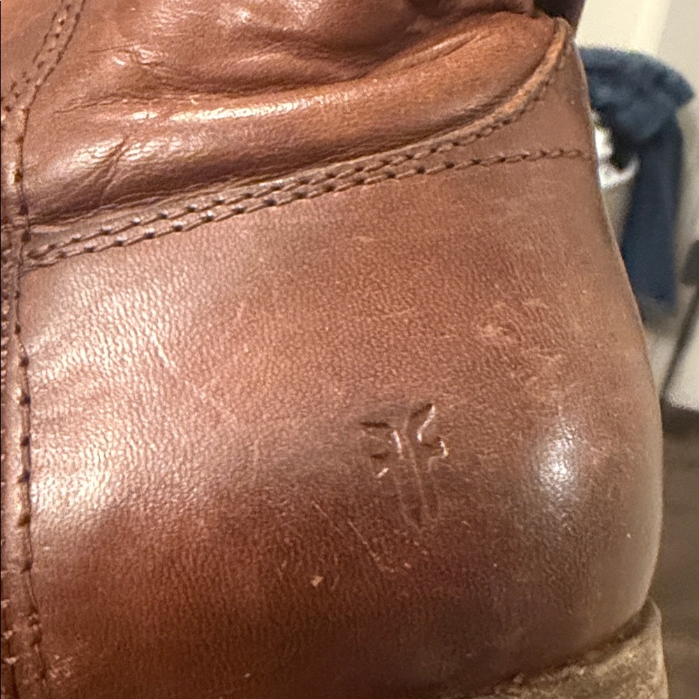 Brown frye Leather Riding Boots Vintage - Picture 3 of 14